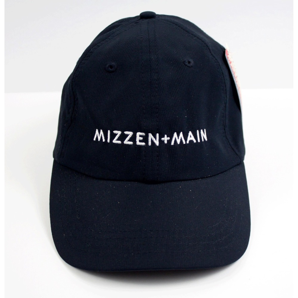 Mizzen + Main Ouray Adjustable Embroidered Blue Strapback Golf Cap Hat‎